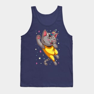 Meowgical Cat Unicorn v6 Tank Top